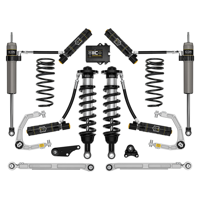 ICON 2024-2025 Toyota Tacoma 1.25-3" Lift, Stage 10 Suspension System, Billet, Overland Rear Springs